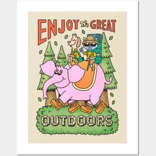 enjoy the great outdoor Posters and Art